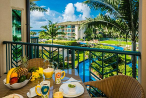 Waipouli Beach Resort Exquisite Oceanview Overlooking the Fantasy Pool